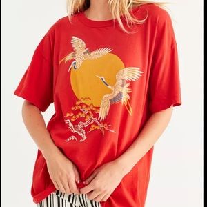 Urban Outfitters Crane Graphic Tshirt